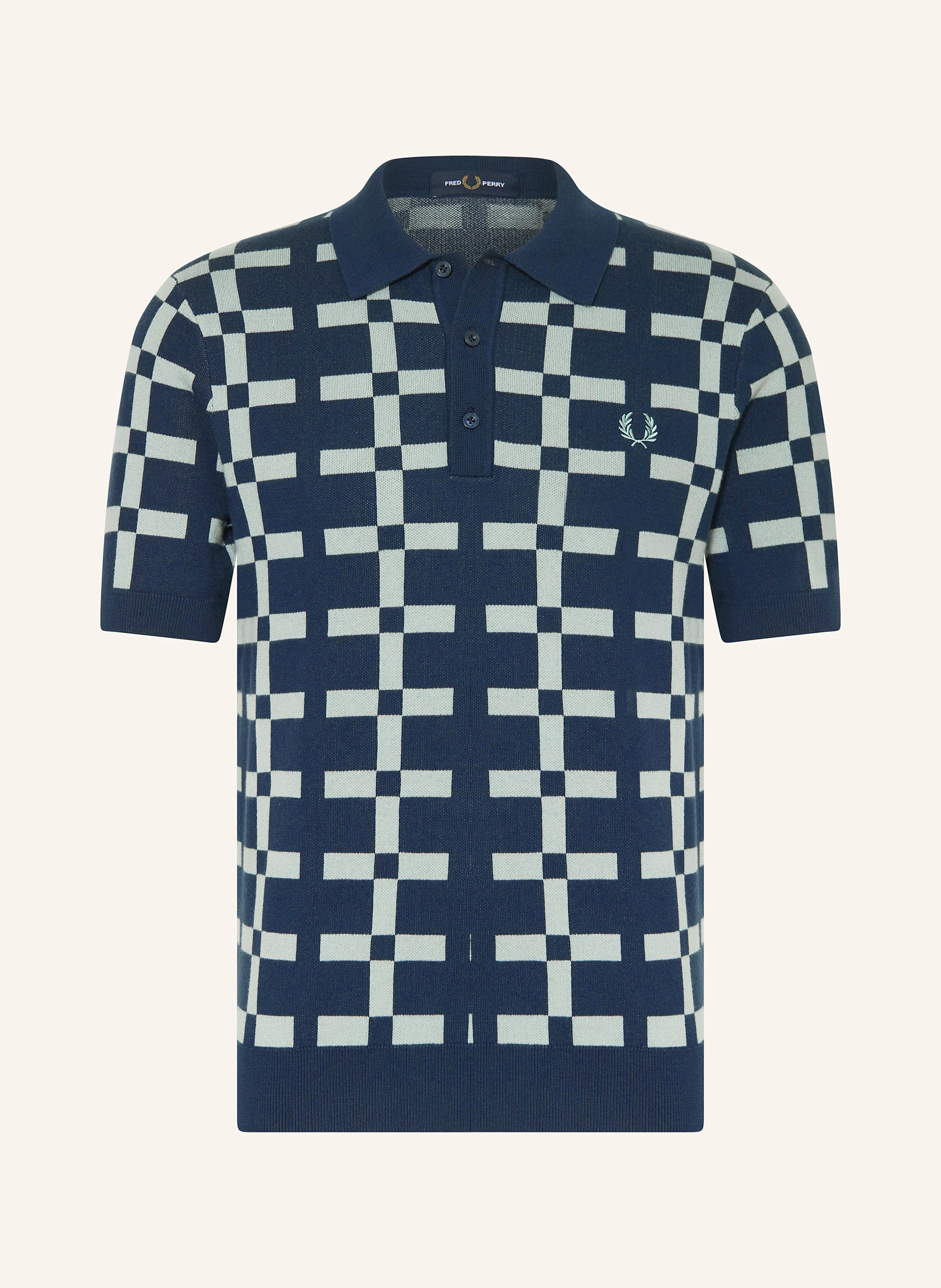 FRED PERRY Strick-Poloshirt Regular Fit