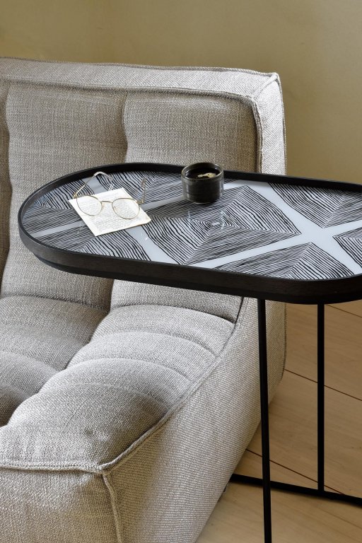 Ethnicraft Tray oblong bijzettafel M 69x33