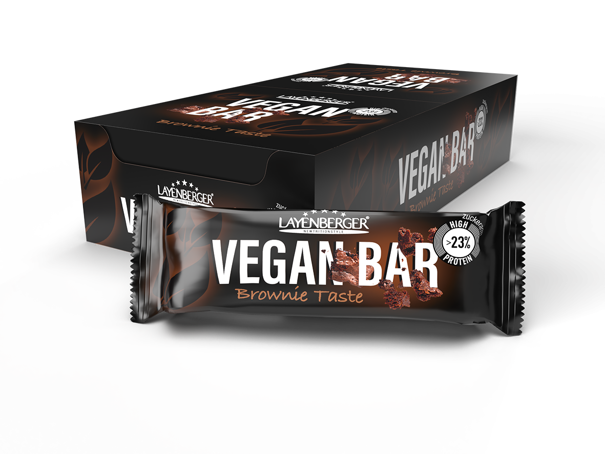 Protein Vegan Bar - 18x35g - Brownie