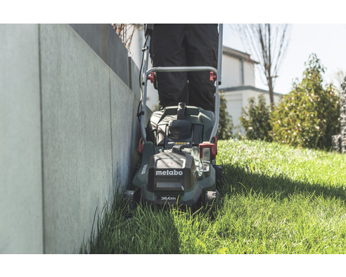 METABO RM36 18LTX BL36 2x18V Accu Grasmaaier, inclusief 2 accu's en lader