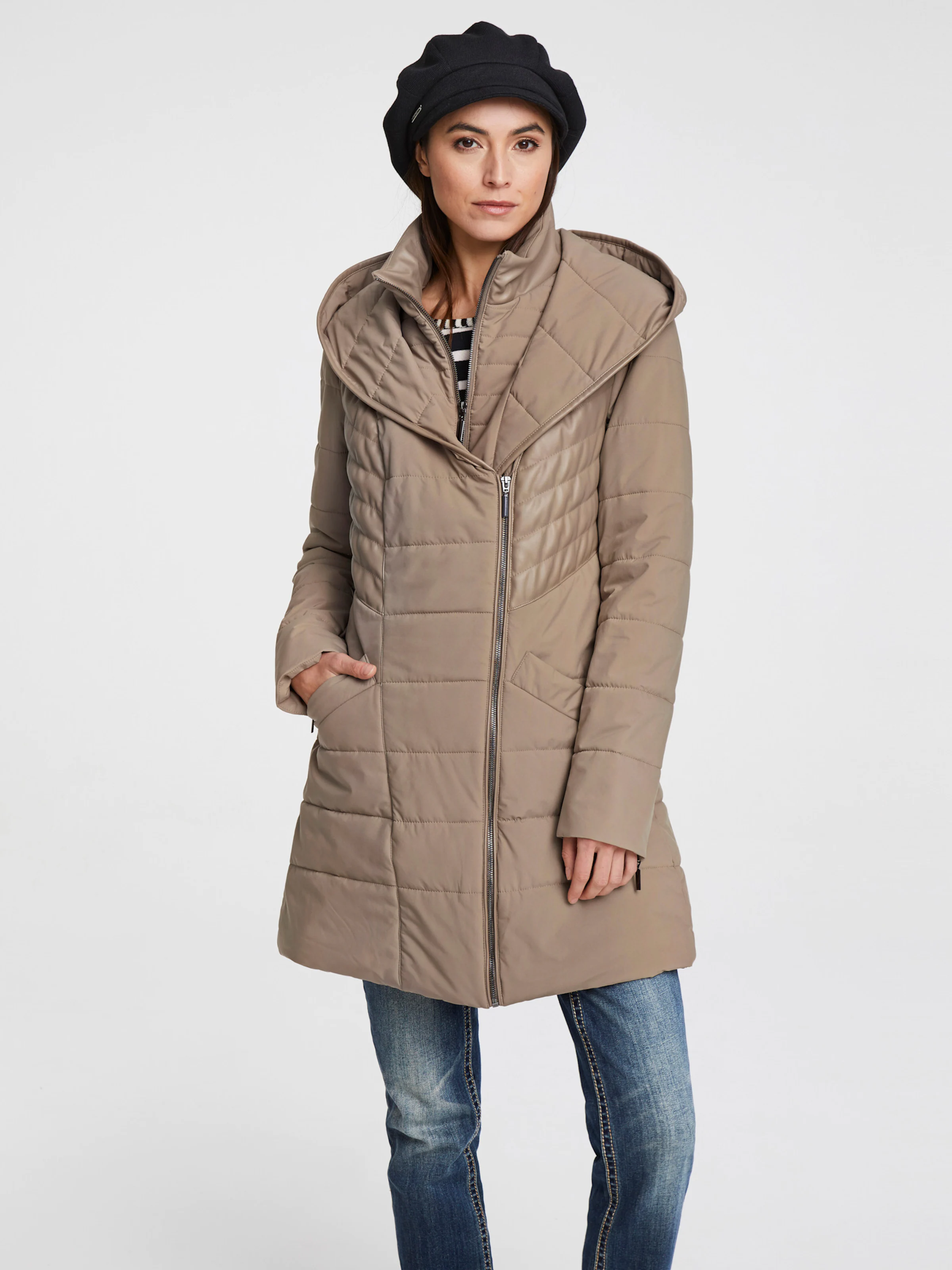 heine Steppjacke in helltaupe