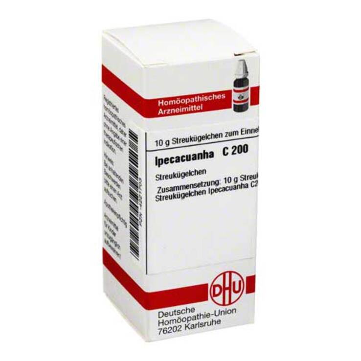 DHU Ipecacuanha C 200 Globuli, 10 g