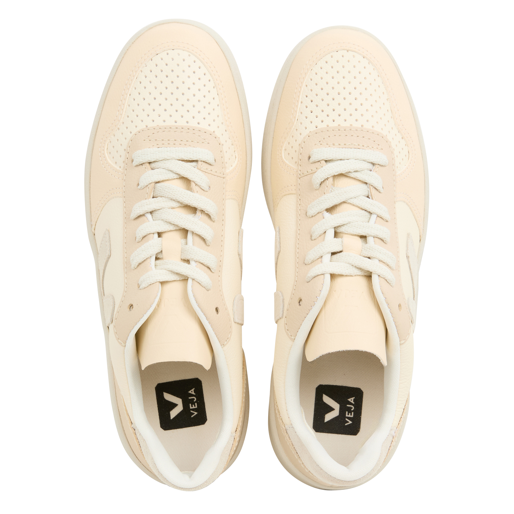 V-10 - Baskets basses en cuir | Multicolore
