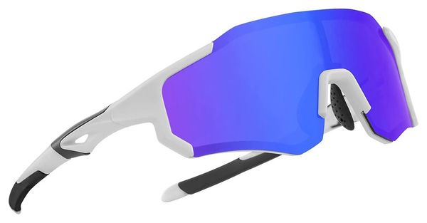 Lunettes de cyclisme polarisées Rockbros 10183 - Bleu