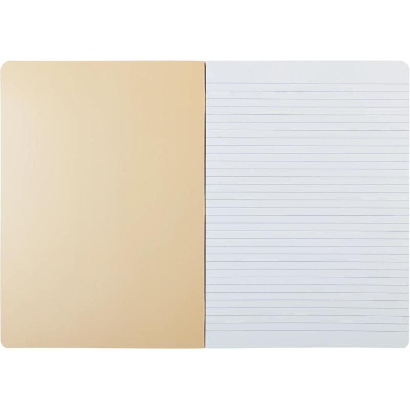 Cahier piqué FOREVER PREMIUM 100% recyclé A4 96 pages ligné papier recyclé blanc 90 g - Gris plomb