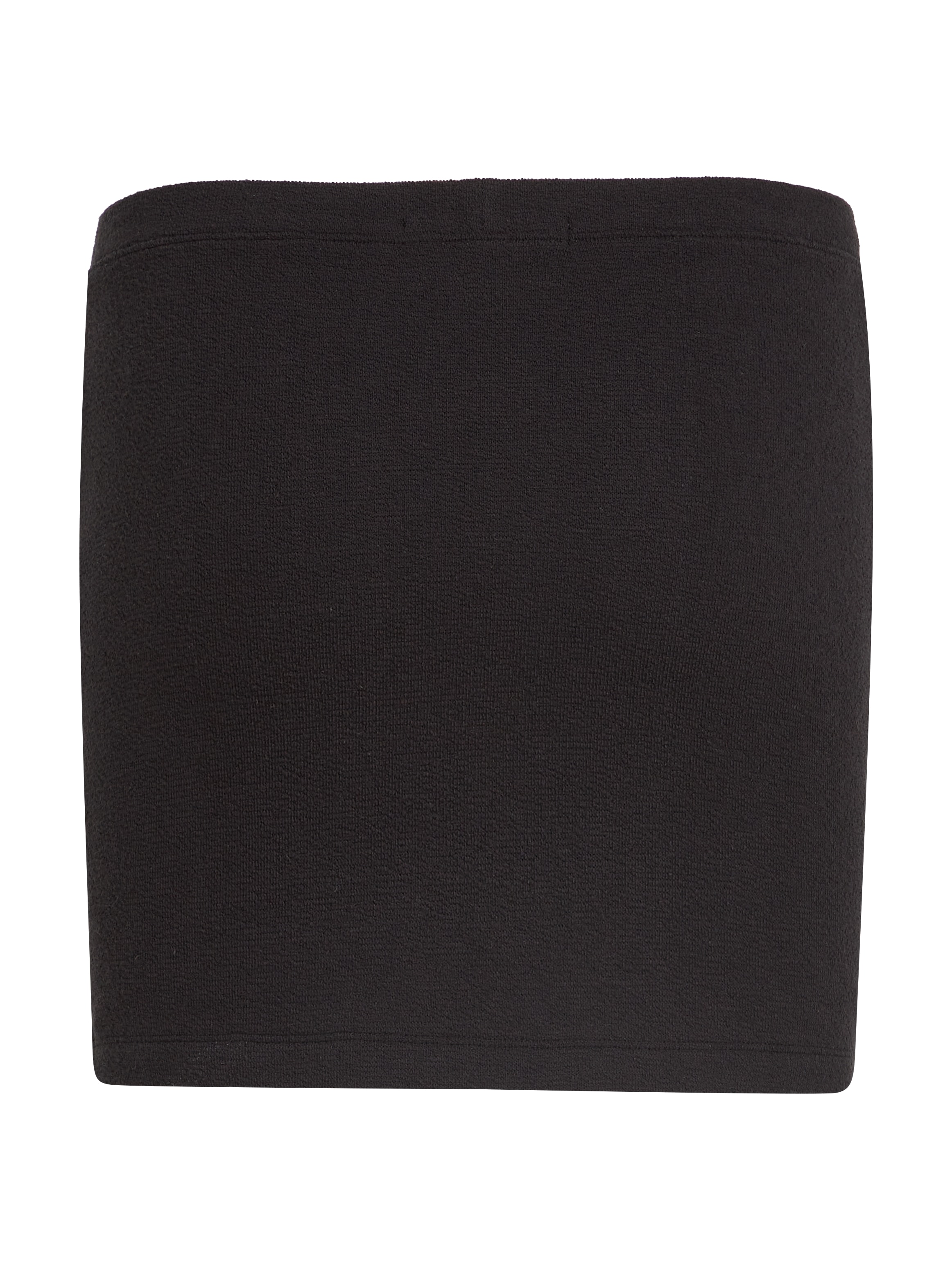 Calvin Klein Jeans Minirock »SLUB RIB MINI SKIRT« mit Logopatch