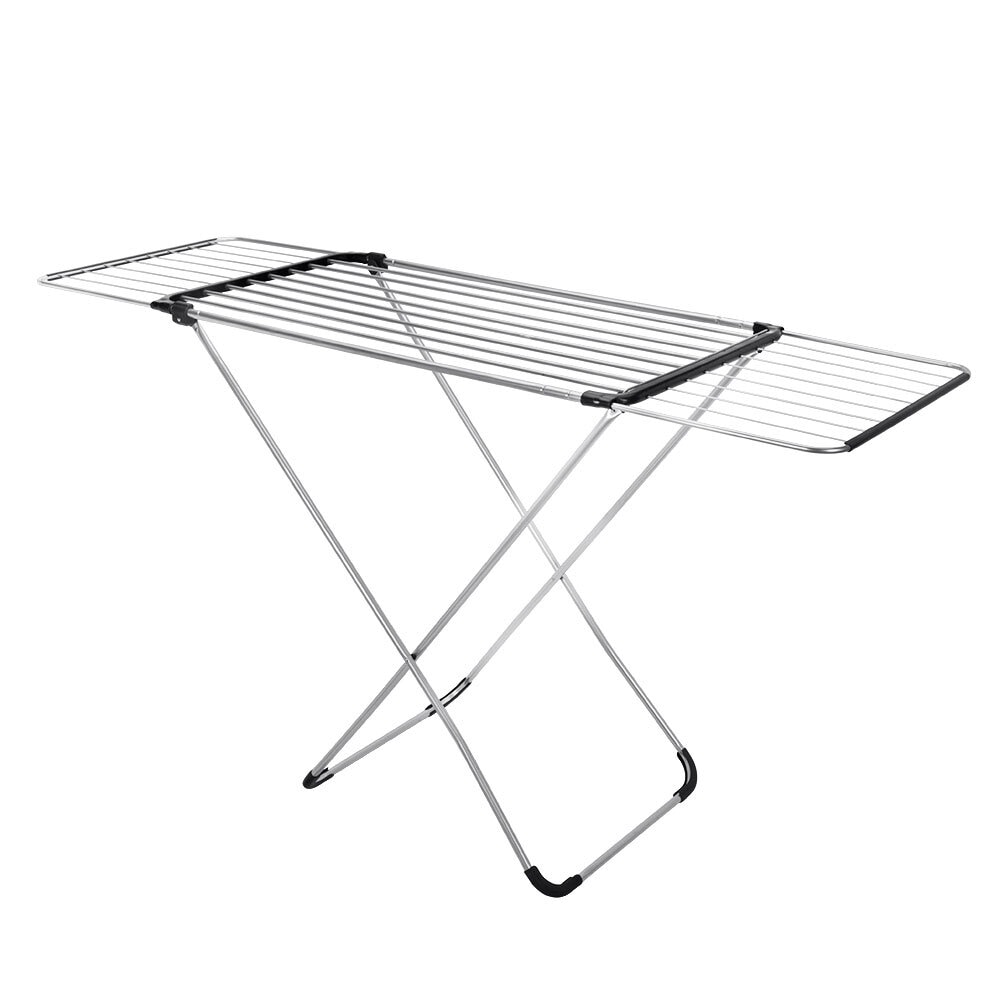 metaltex Wäschetrockner Corfu 176x56x98 cm Metall Grau/Schwarz