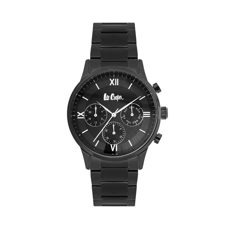 Montre Lee Cooper en Acier Homme Noir