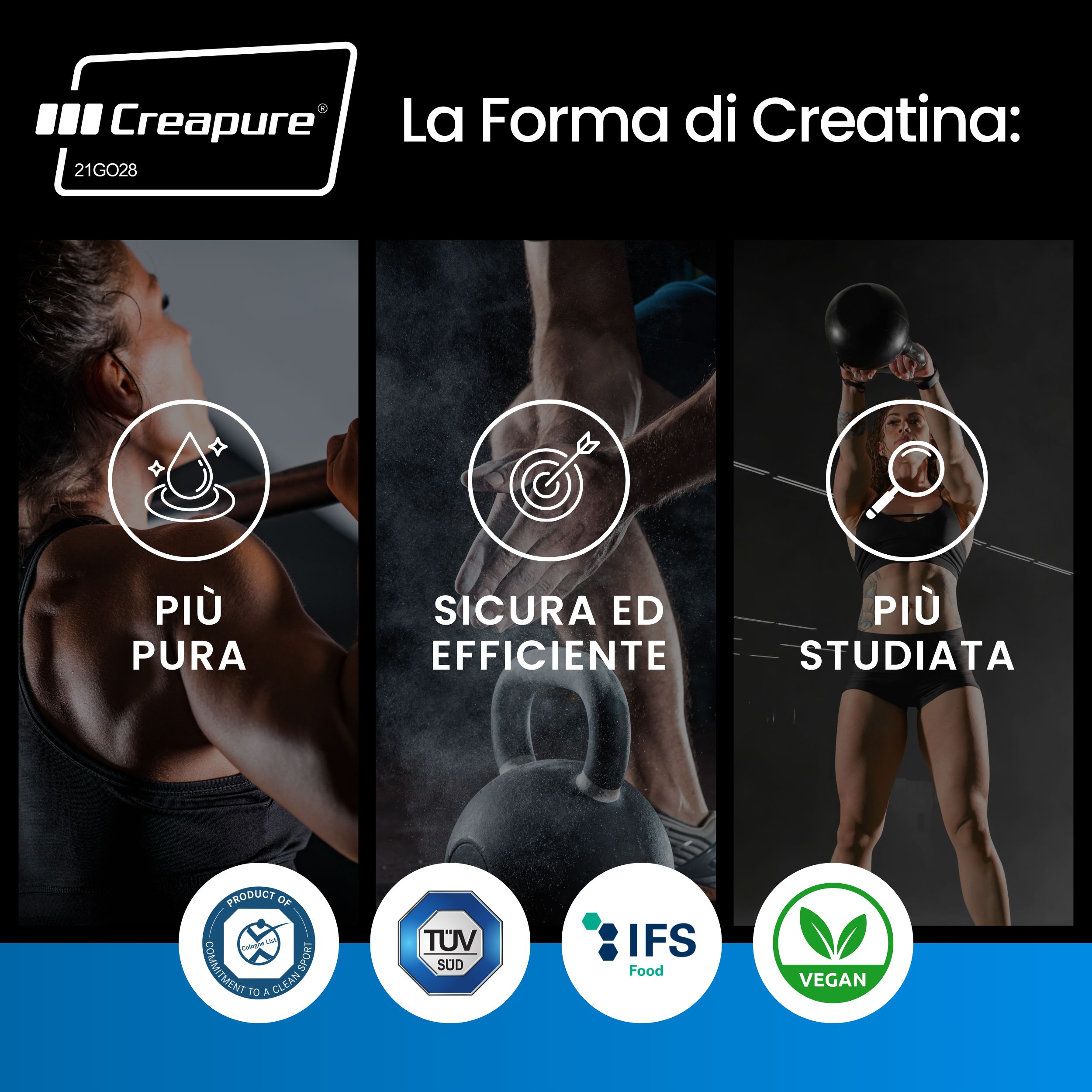 Vitastrong Creatin Creapure® 120CPR