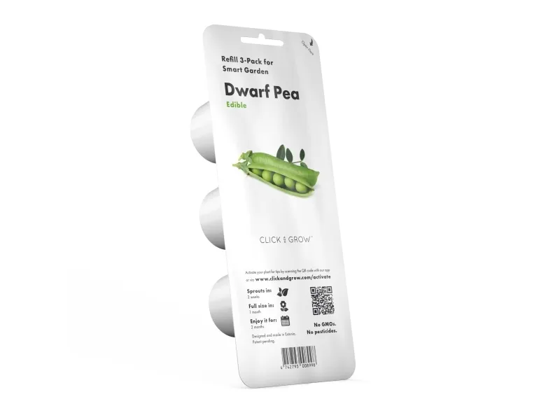 Click & Grow SGR54x3, Spiselig plante, Genopfyldning, Hurtig producent (3-5 uger), 7 - 14 dage, 2 måned(er), 18 - 24 °C