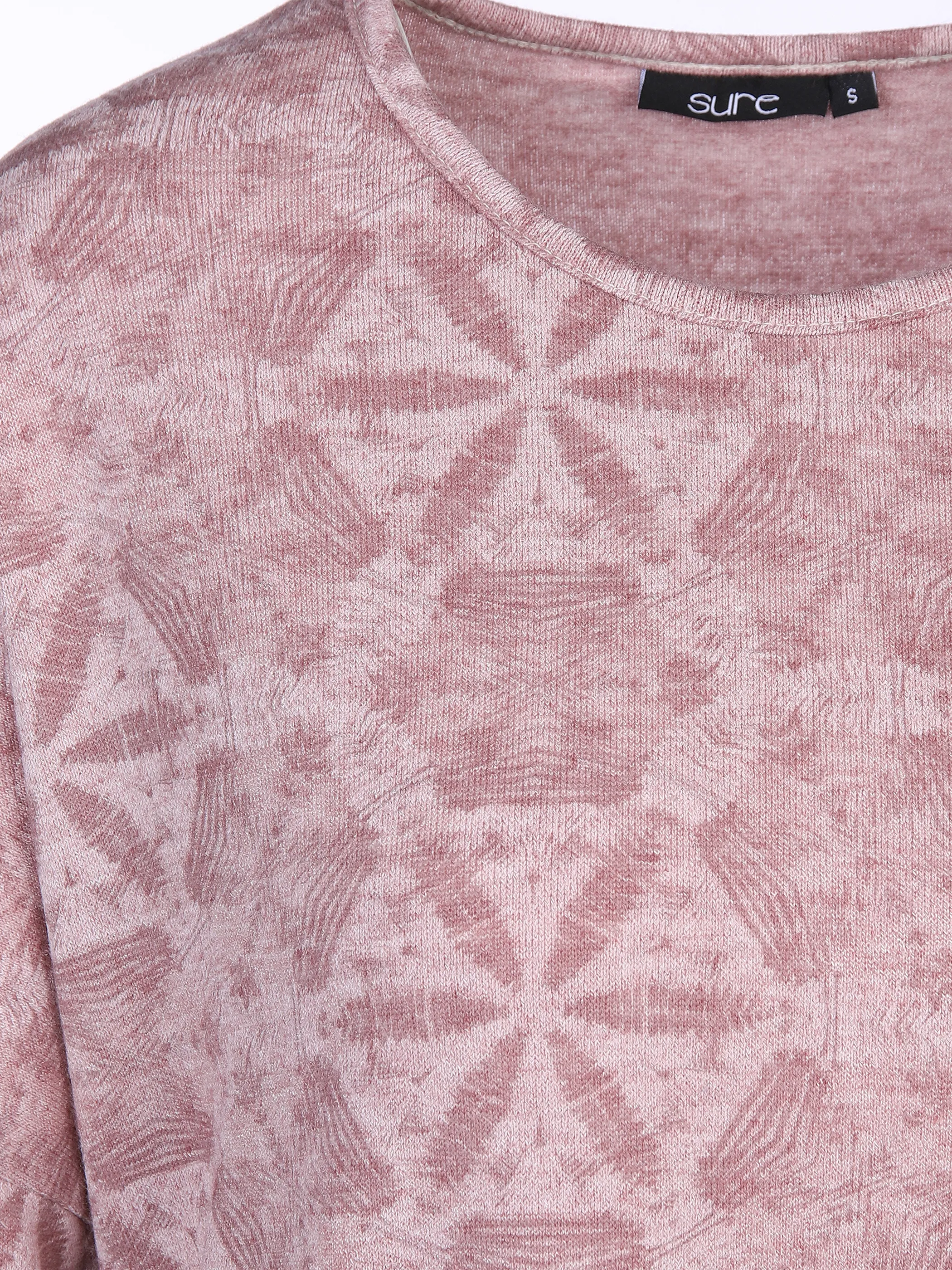 Damen Pullover mit Alloverprint