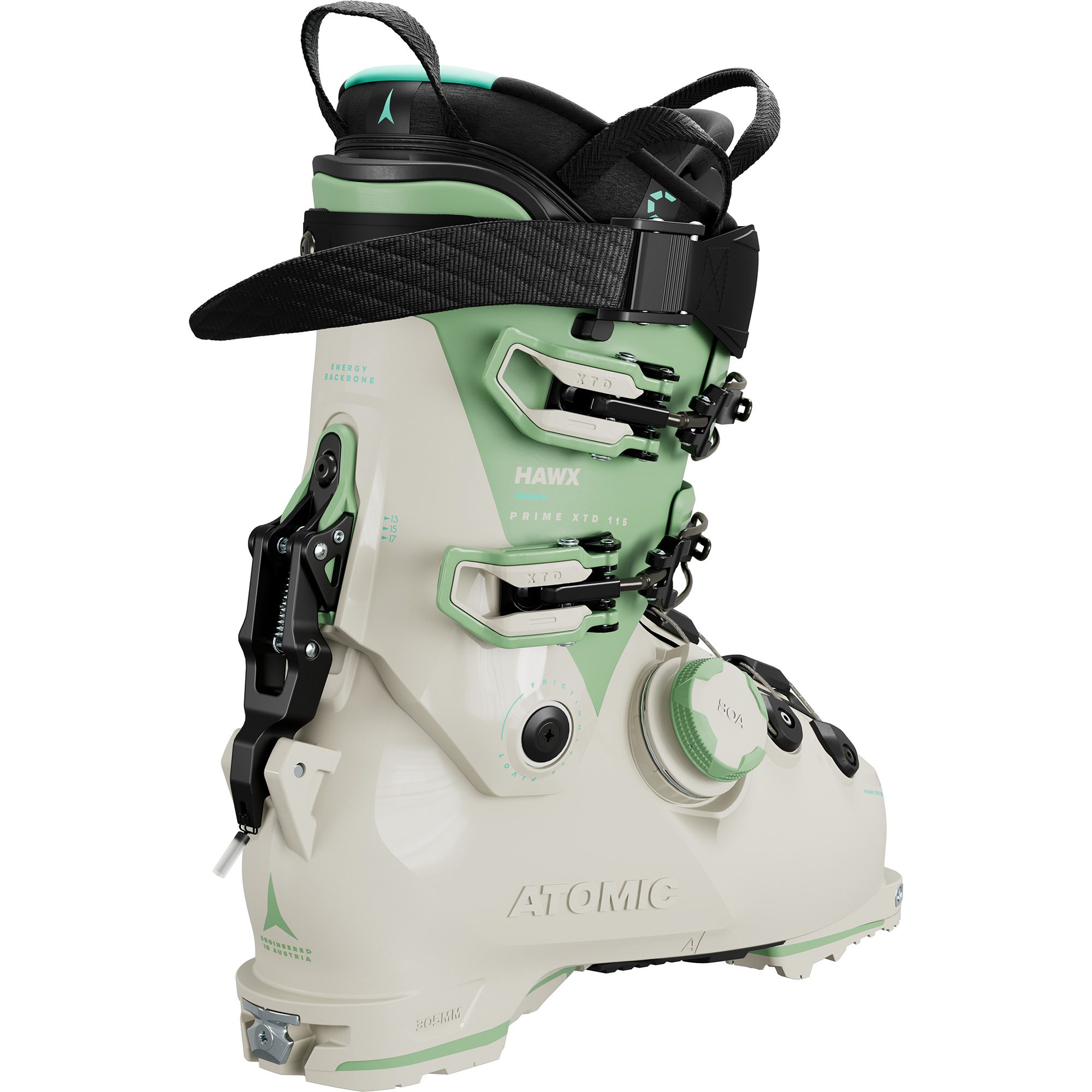 Atomic Hawx Prime XTD 115 W BOA® GripWalk Freetouring Skischuhe Damen stone pistachio