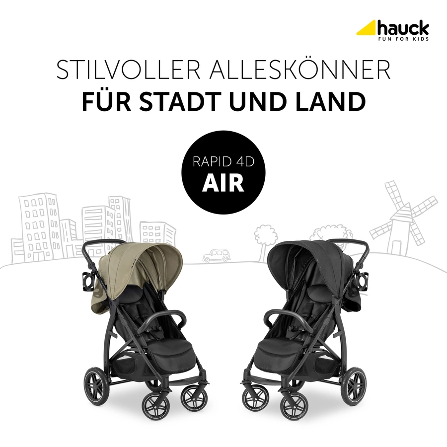 hauck Buggy Rapid 4D Air Black