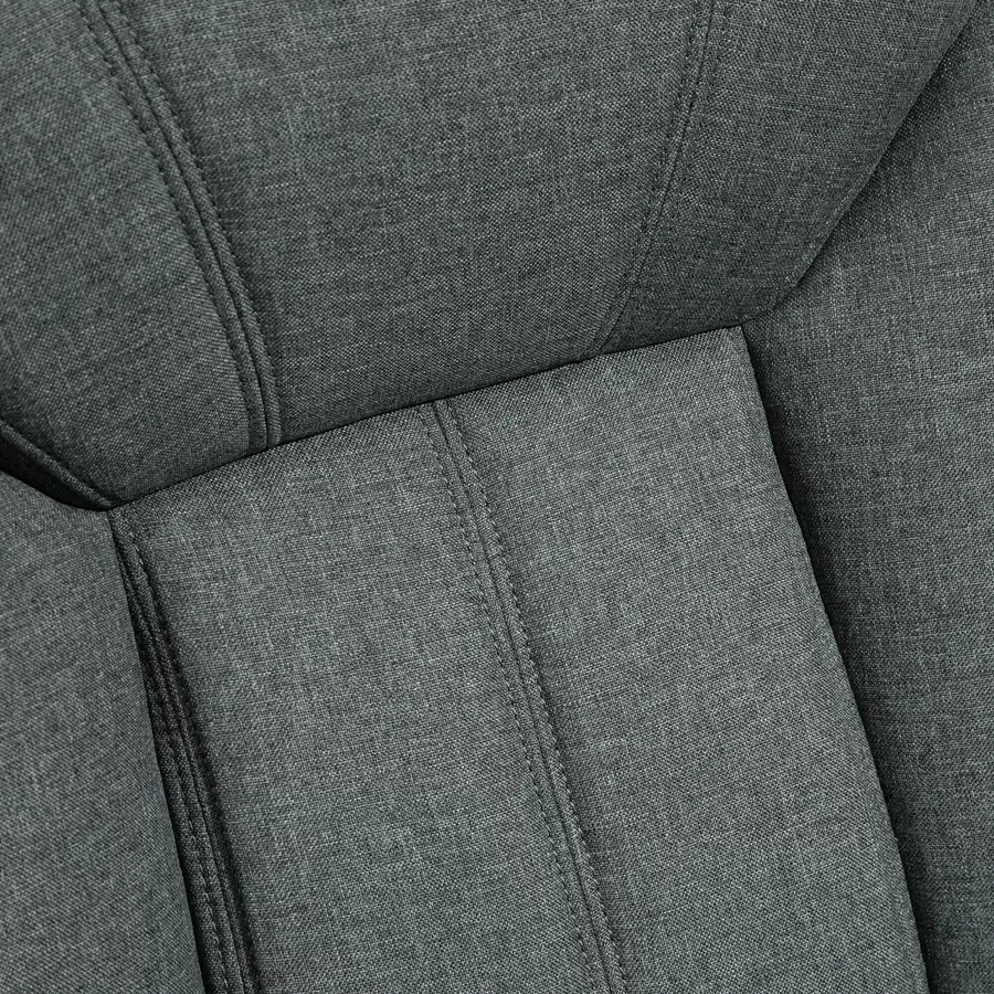 Vinsetto Bürostuhl Ergonomisches Design, Atmungsaktiver Polyester-Bezug Grau