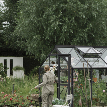 Royal Well Mary III kweekkas aluminium zwart 7,63 m²