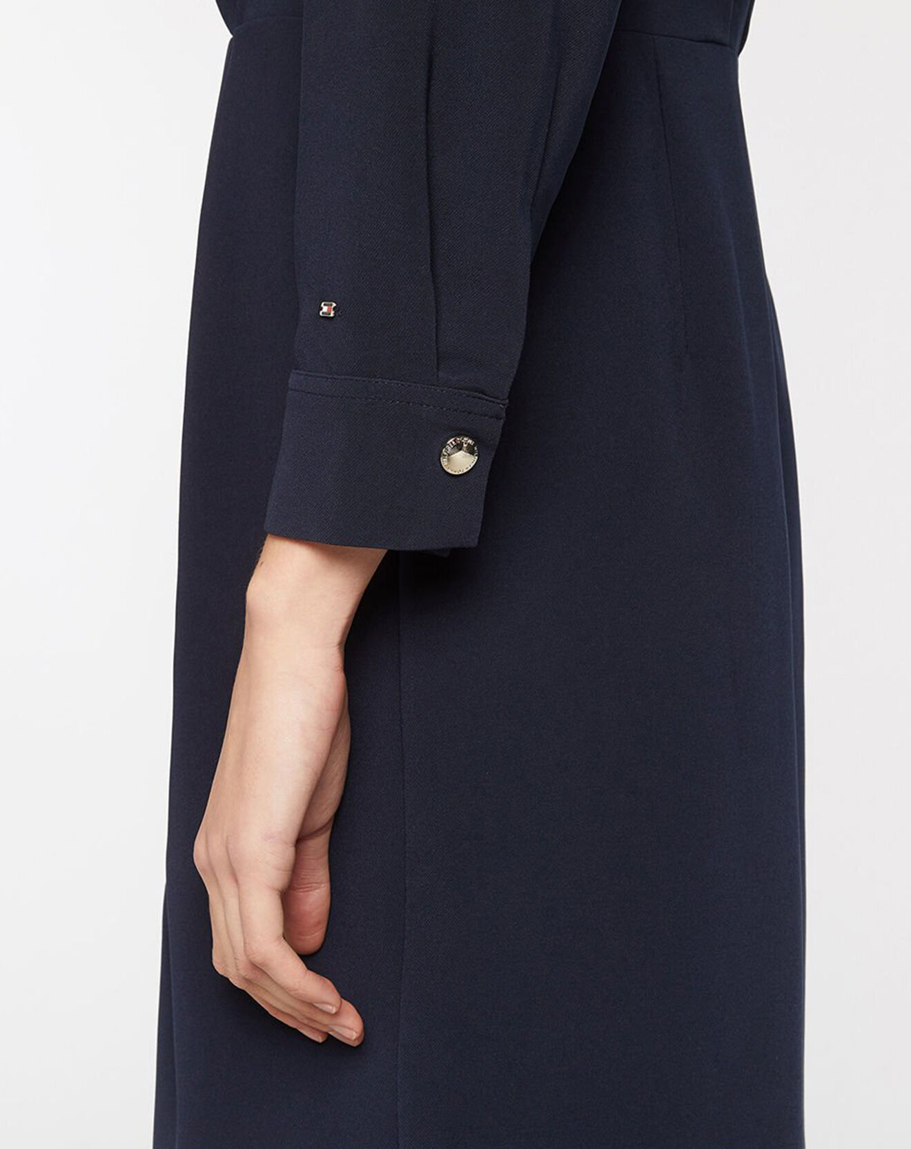 Tommy Hilfiger Robe Bouton bleu marine
