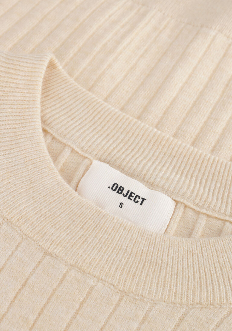 OBJECT zand object t-shirt objnoelle s/s knit t-shirt