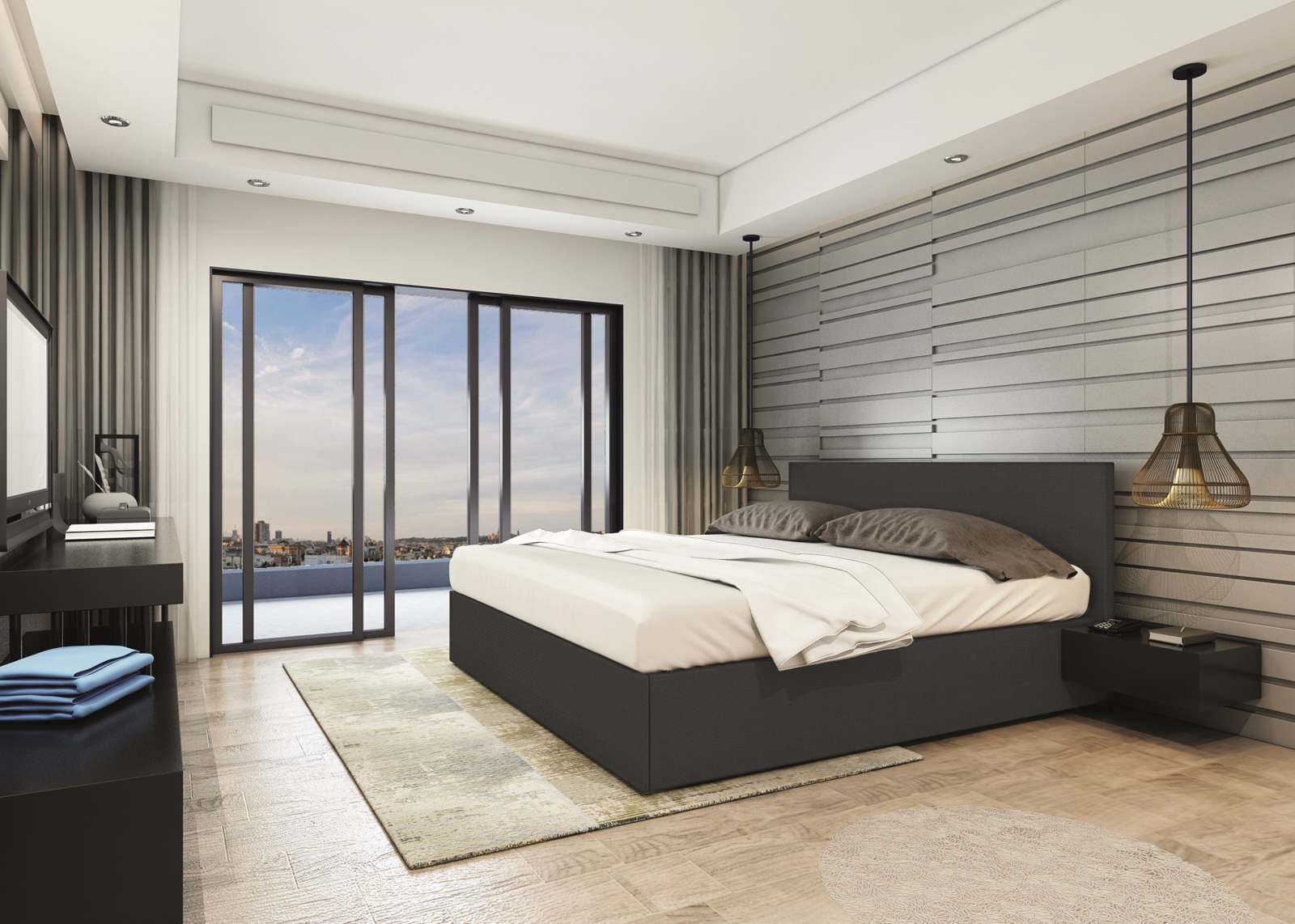 Wasserbett aquadream - graphit - starke Beruhigung - 160x200 cm