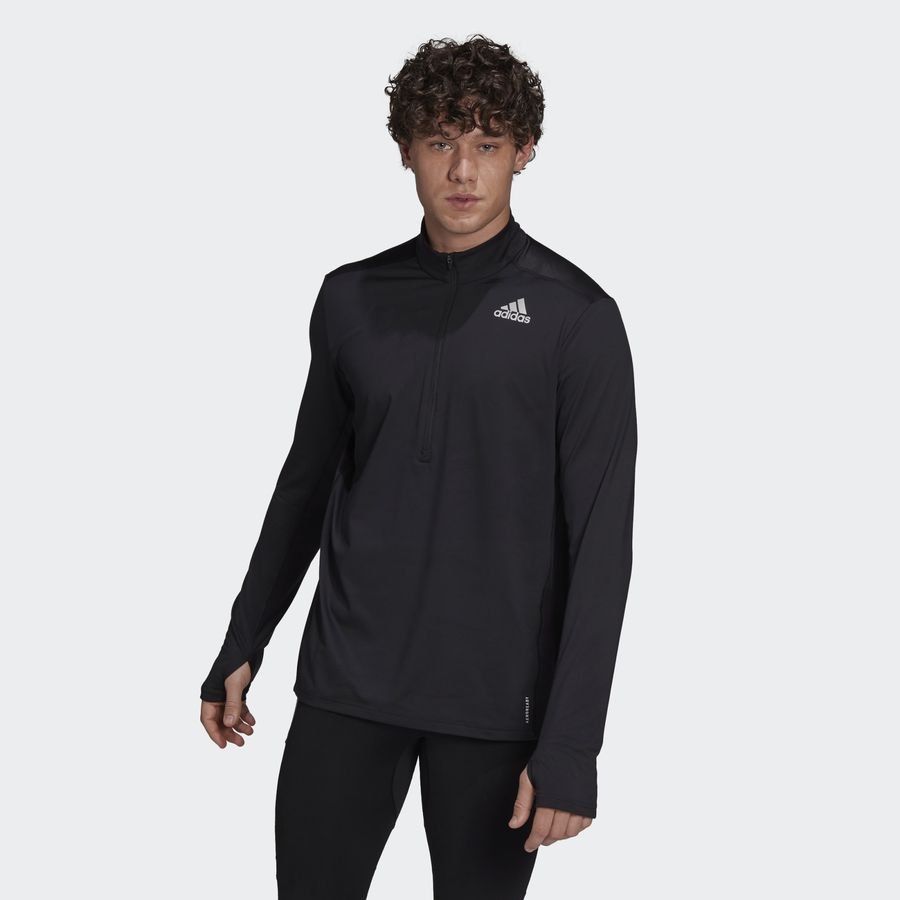 adidas Haut Running Own The Run 1/2 Zip - Noir