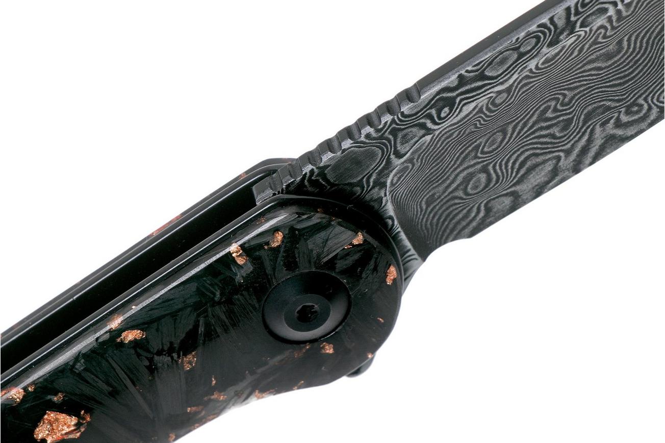 Civivi Elementum C907C-DS3 Damascus, Shredded Copper Carbonfiber zakmes