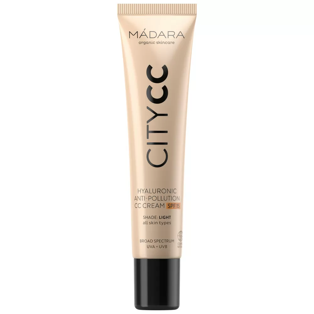 Mádara CityCC Hyaluronic CC Cream SPF15 Light - 40 ml.