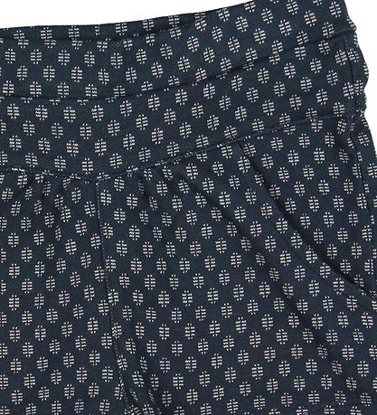 En Fant Shorts - Mattblau m. Muster