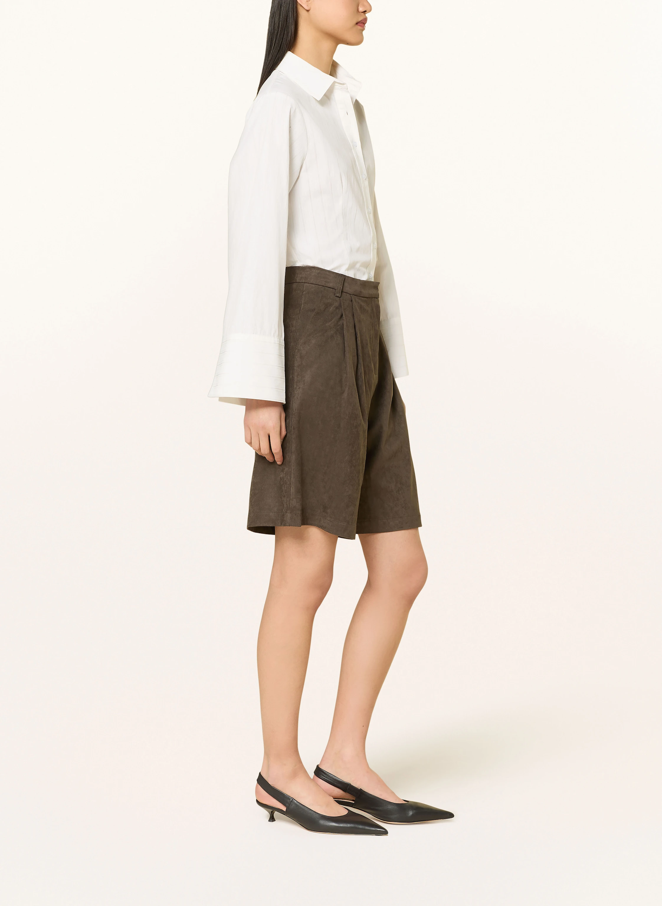 NEO NOIR Shorts NIKA in Lederoptik