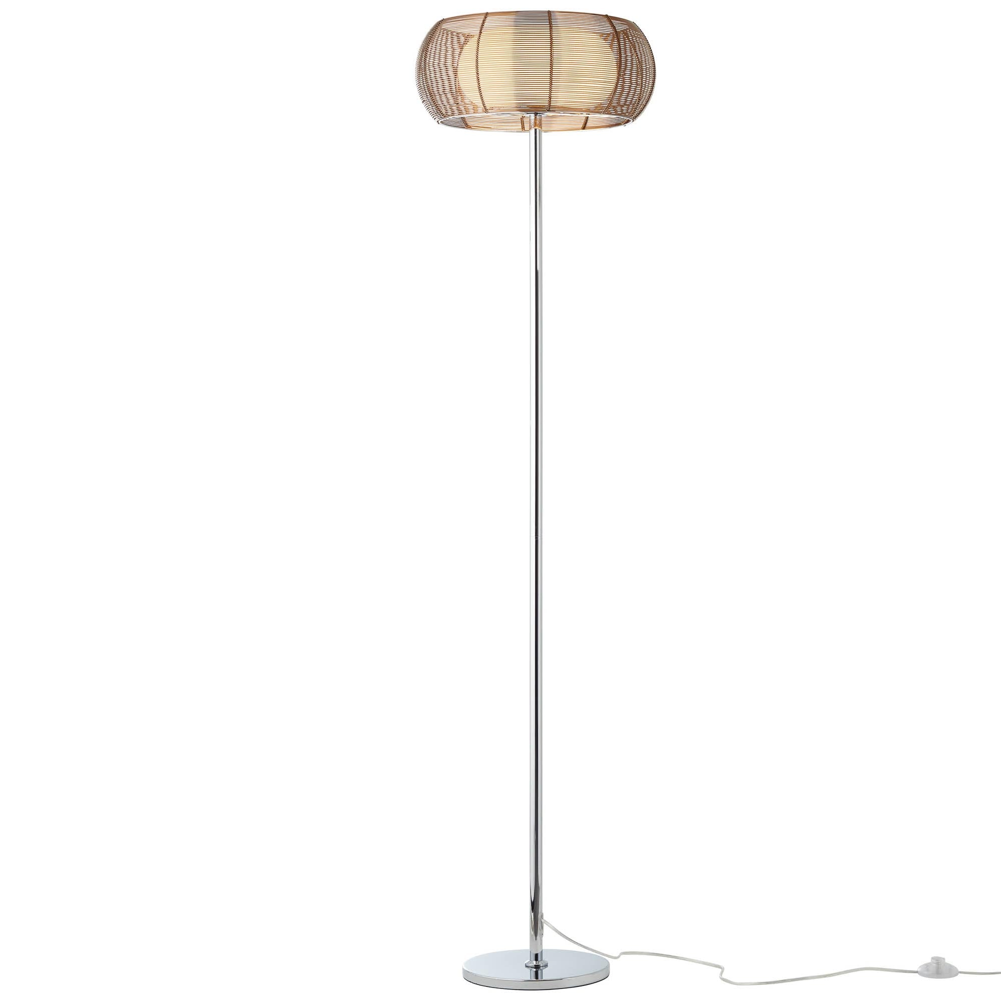 Brilliant Stehlampe »Relax« E27 1 Stk. Stehlampe 2flg bronze/chrom