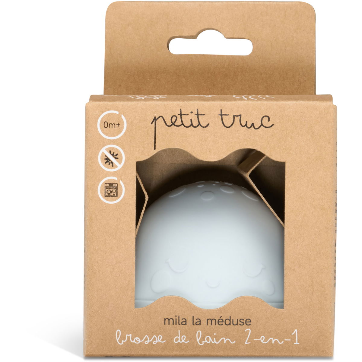 petit trucpetit truc   2in1 Babybürste Mila die Qualle ice