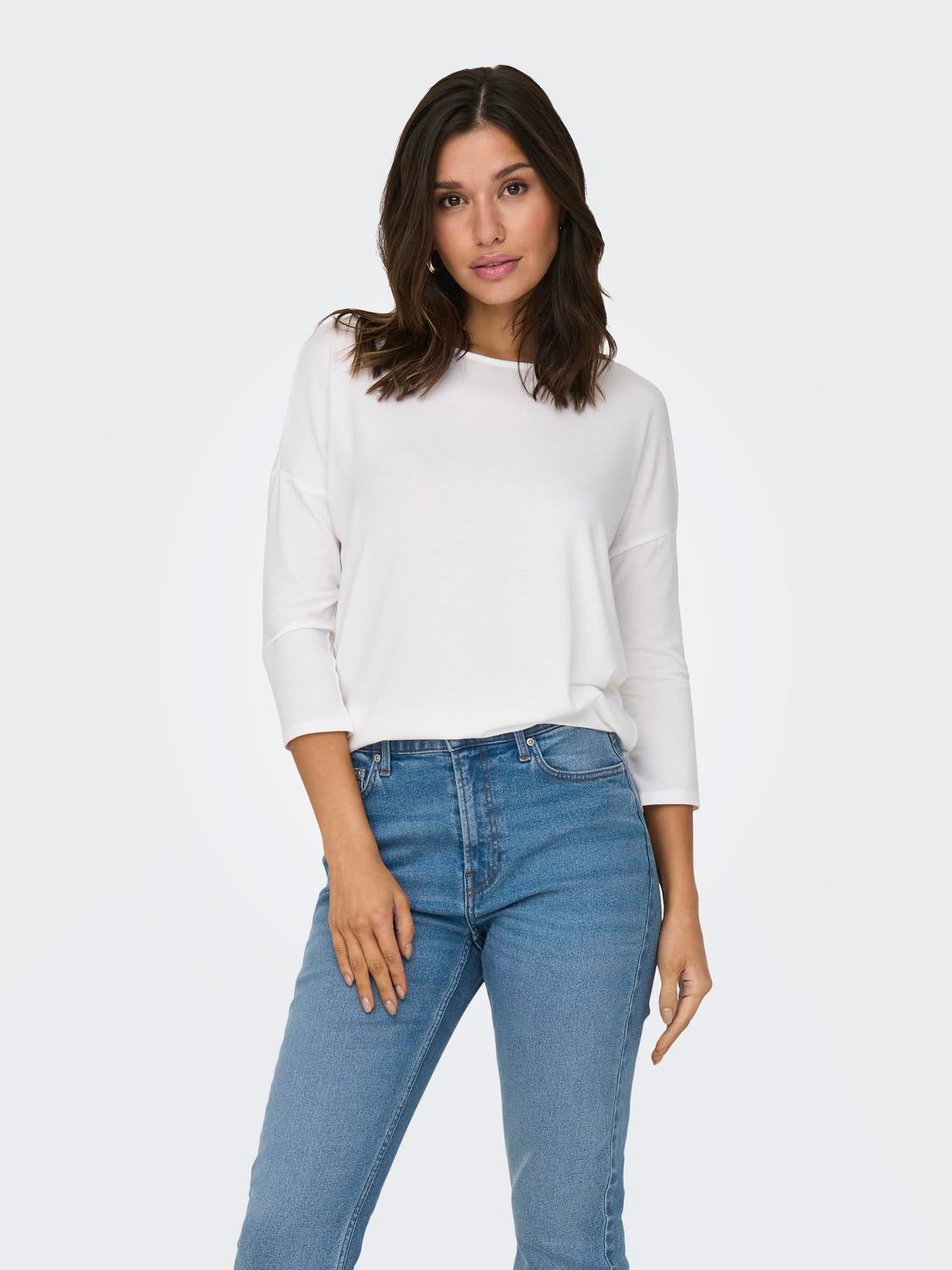 ONLGLAMOUR Top Cloud Dancer