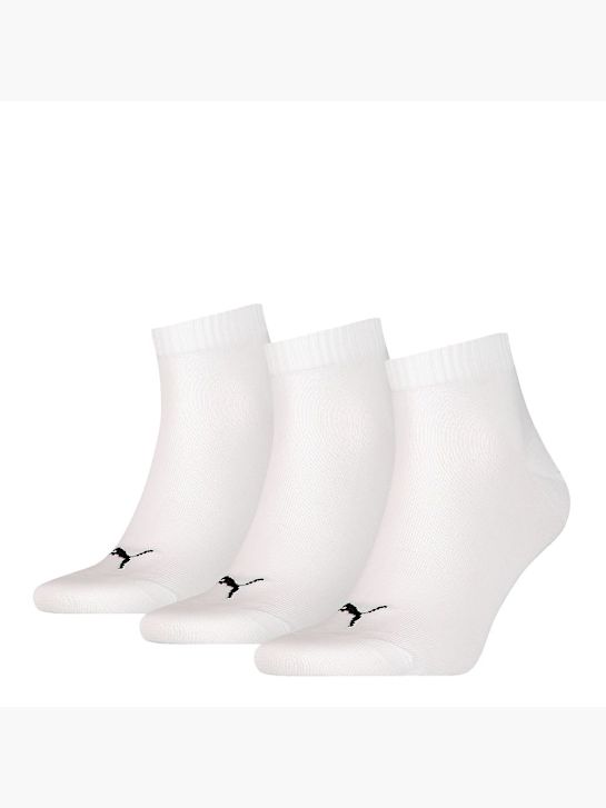 PUMA 3 Pack Socken Weiss