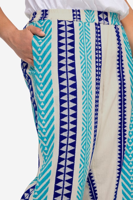 Hose, Jacquard-Streifen, Elastikbund