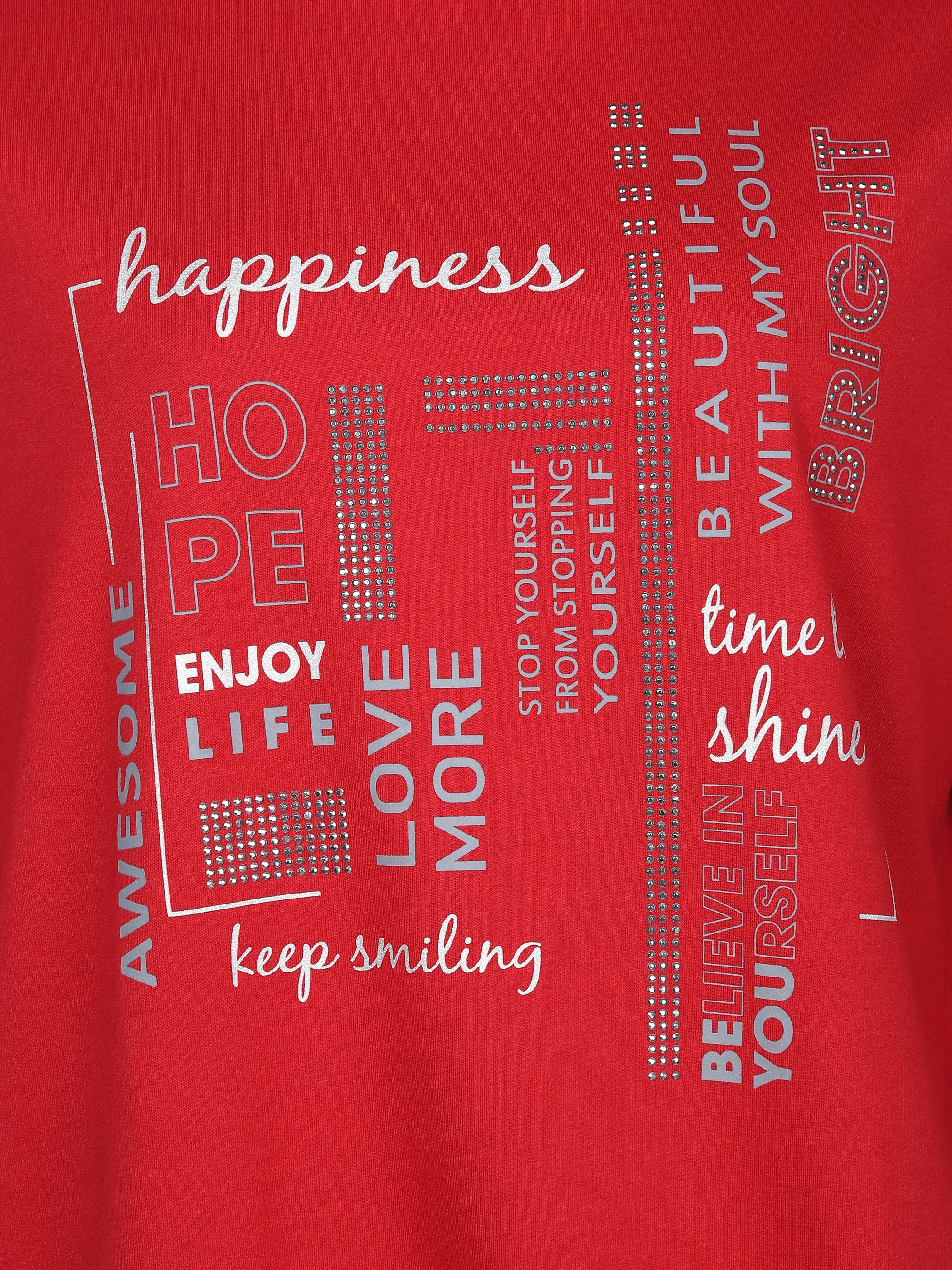 Große Größen Sweatshirt mit Druck