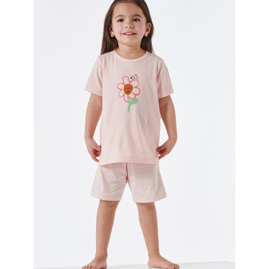 Schiesser Pyjama Natural Love Organic Cotton rosé