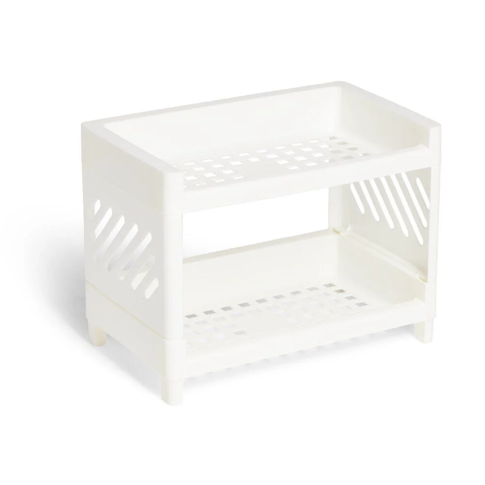Rangement à épices Sun Day polypropylène blanc L24x18xH14,5cm