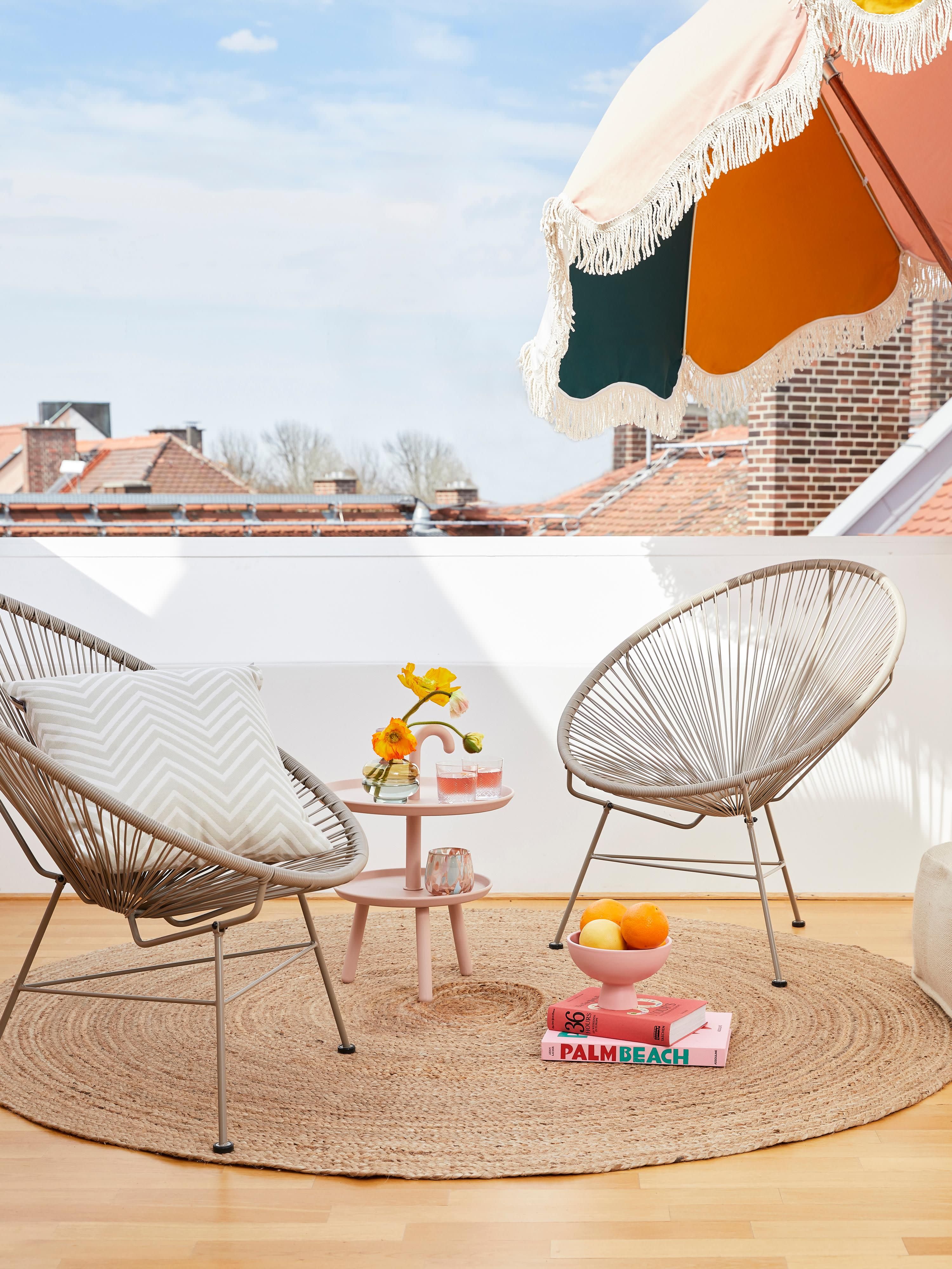 Loungefauteuil Bahia van kunststoffen vlechtwerk