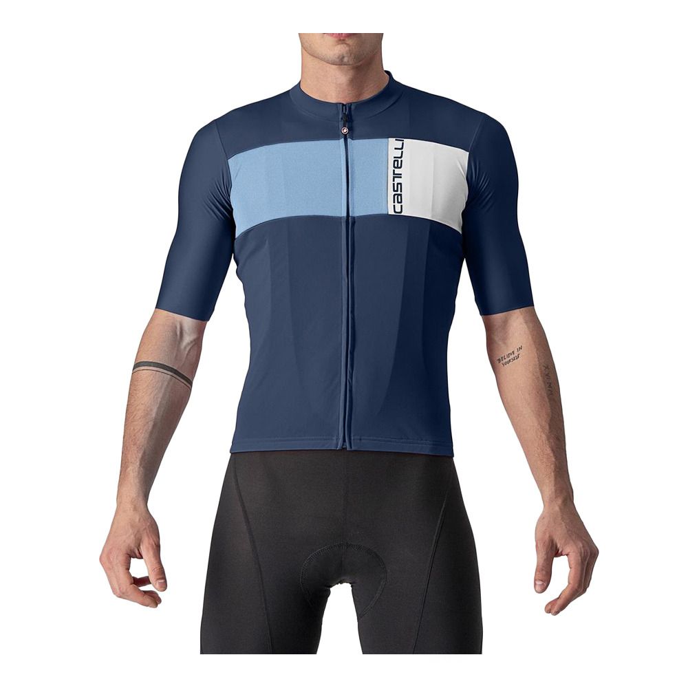 Castelli PROLOGO 7 - Maillot Homme bleu/blanc