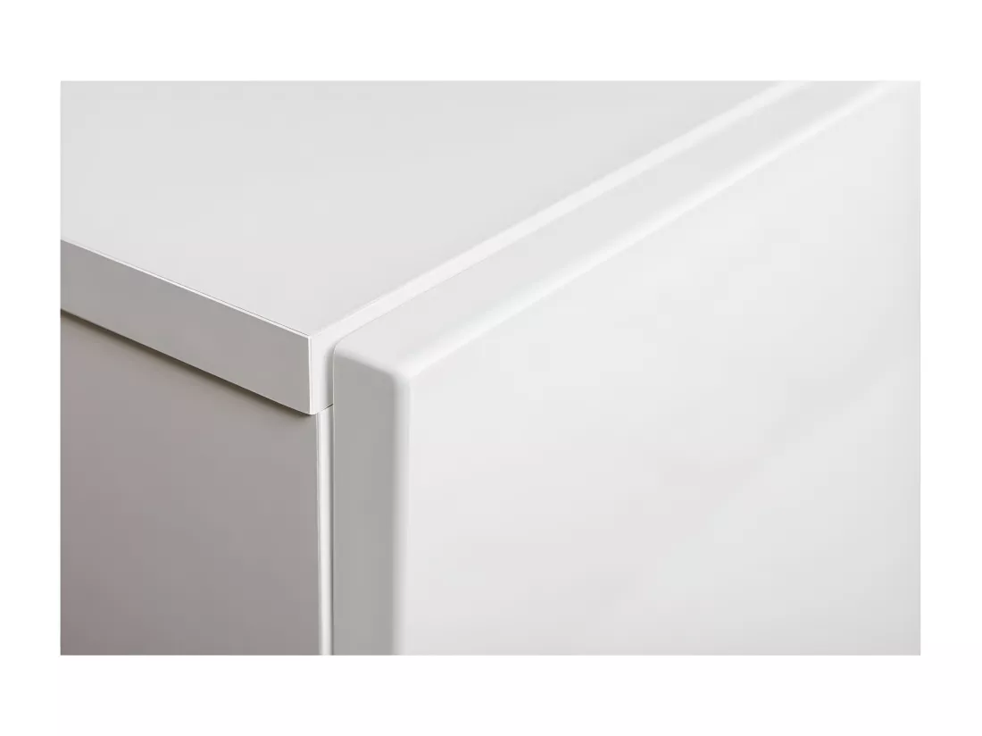 Colonne suspendue moyen modèle coloris blanc pour salon collection SWITCH.