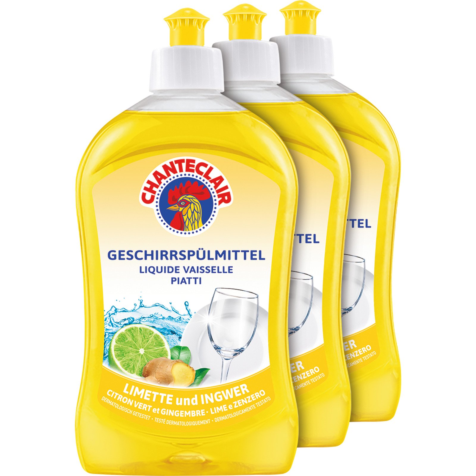 Chanteclair Spülmittel Limette 3 x 500 ml