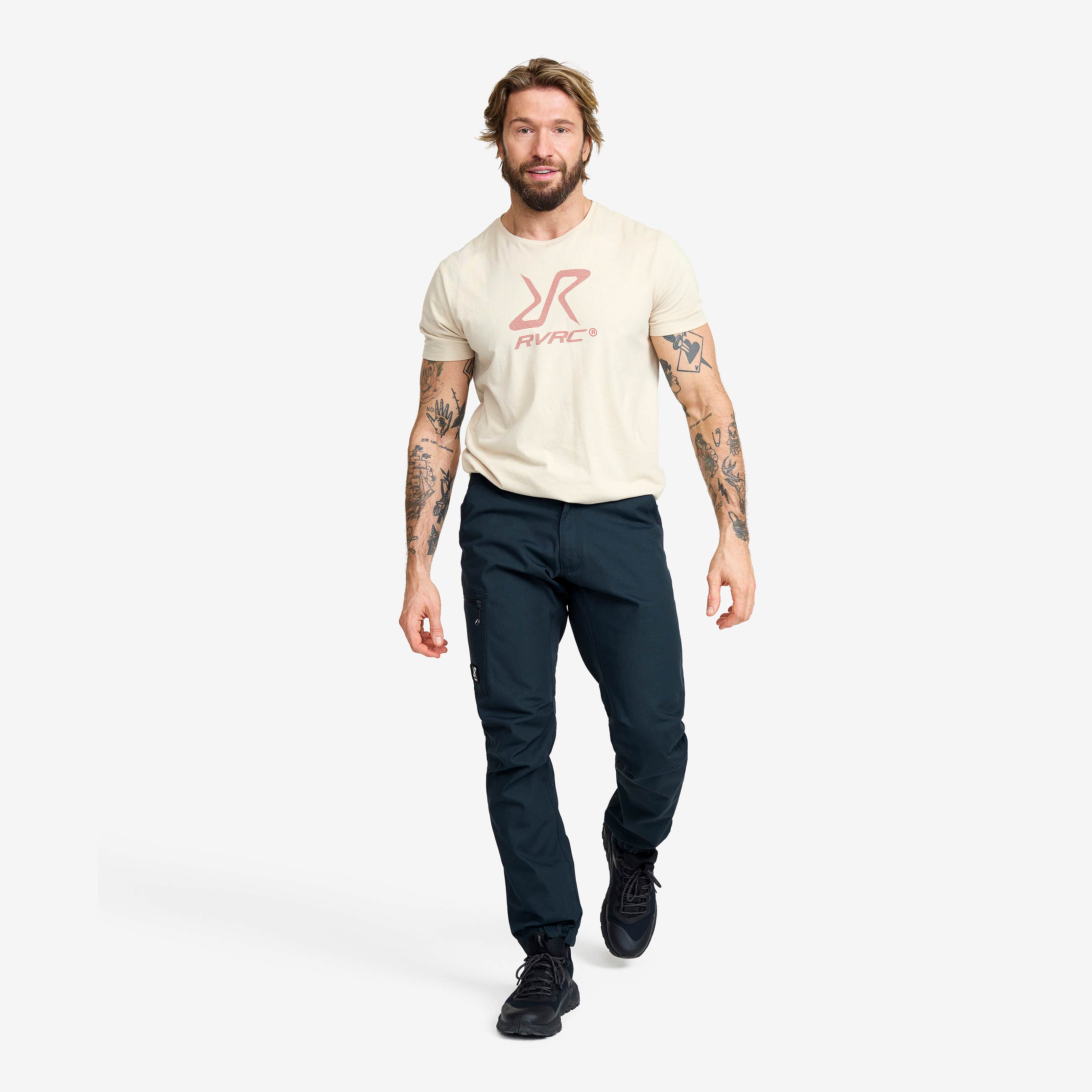 Outdoor Basic Pants Herre Blueberry