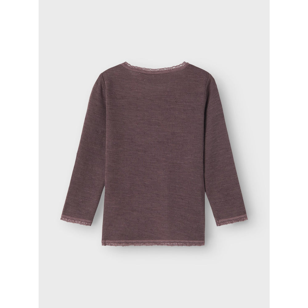 Køb Name It Sparrow Wang Uld Needle Bluse Solid Noos