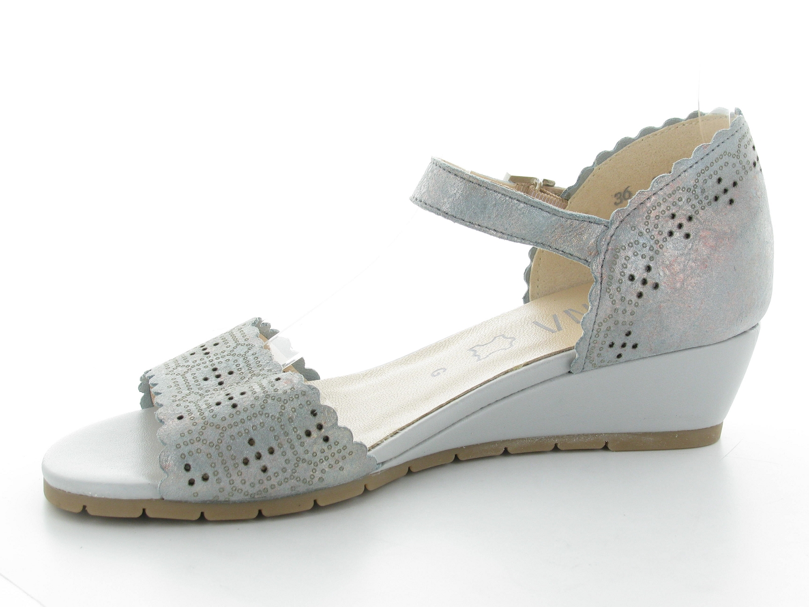 A brand-9J91-3 Cuir Gris Bleu