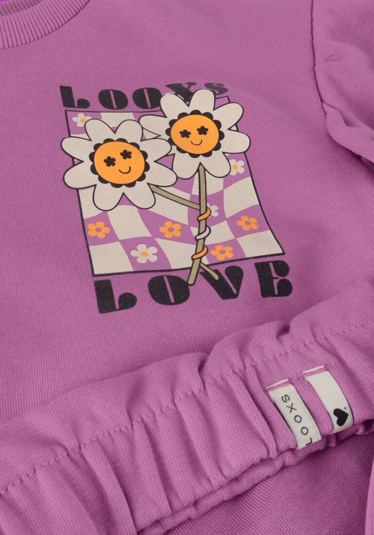LOOXS Little paarse looxs little sweater 2411-7324