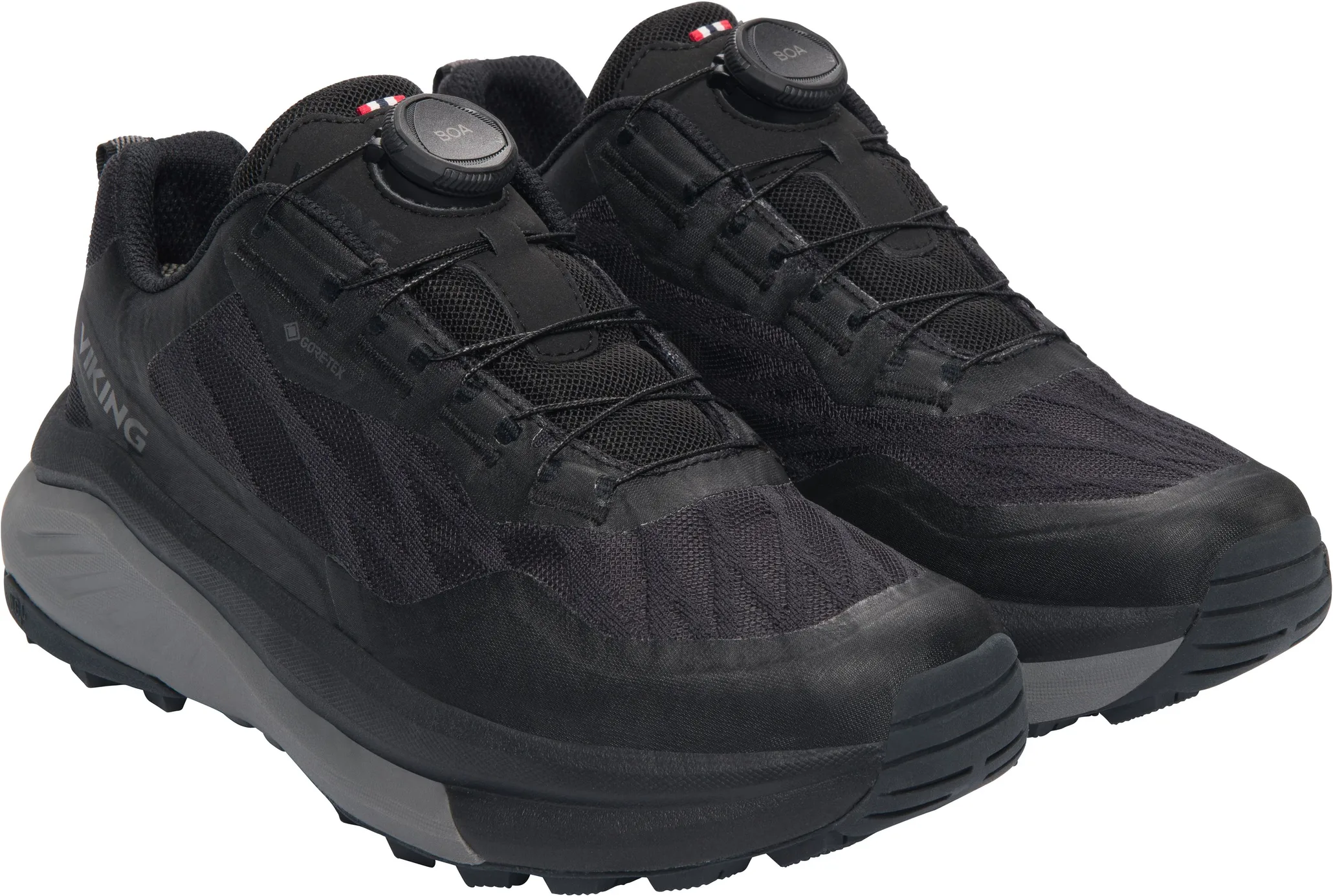 Viking Footwear Women's Anaconda Hike Low GORE-TEX Boa Black