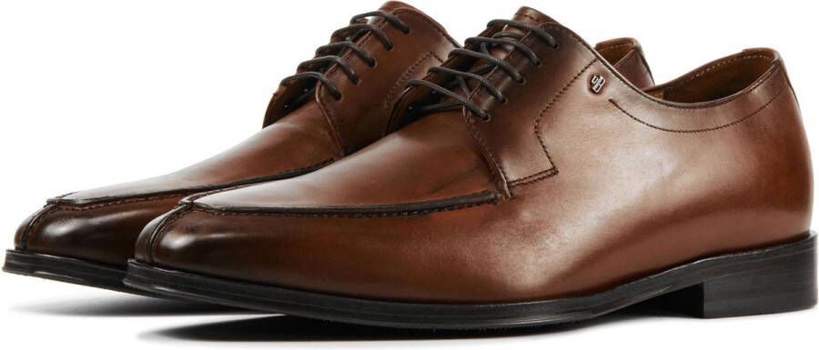 Floris van Floris van Bommel Van Bommel Veterschoenen Heren Schoenen Leer SBM-30145 Cognac