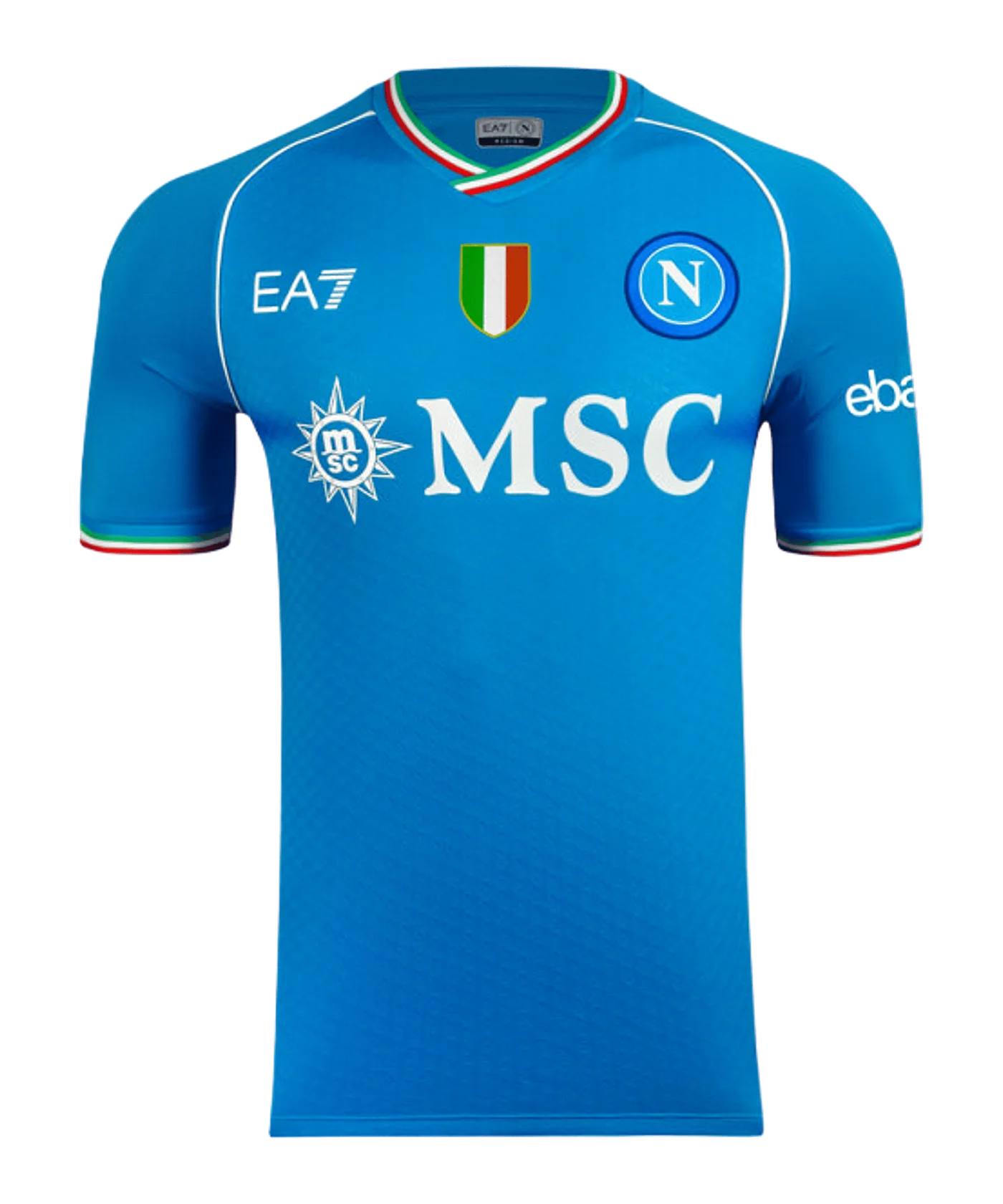 EA7 SSC Neapel Trikot Home Euro 2023/2024 Blau