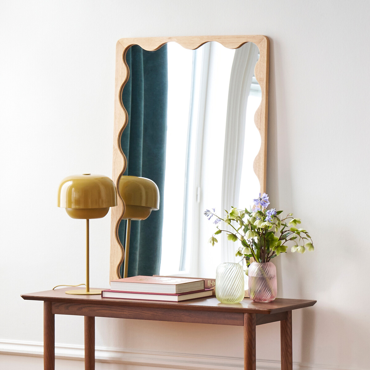 LA REDOUTE INTERIEURS<br>Espelho ondulado, heveafineer, Lia