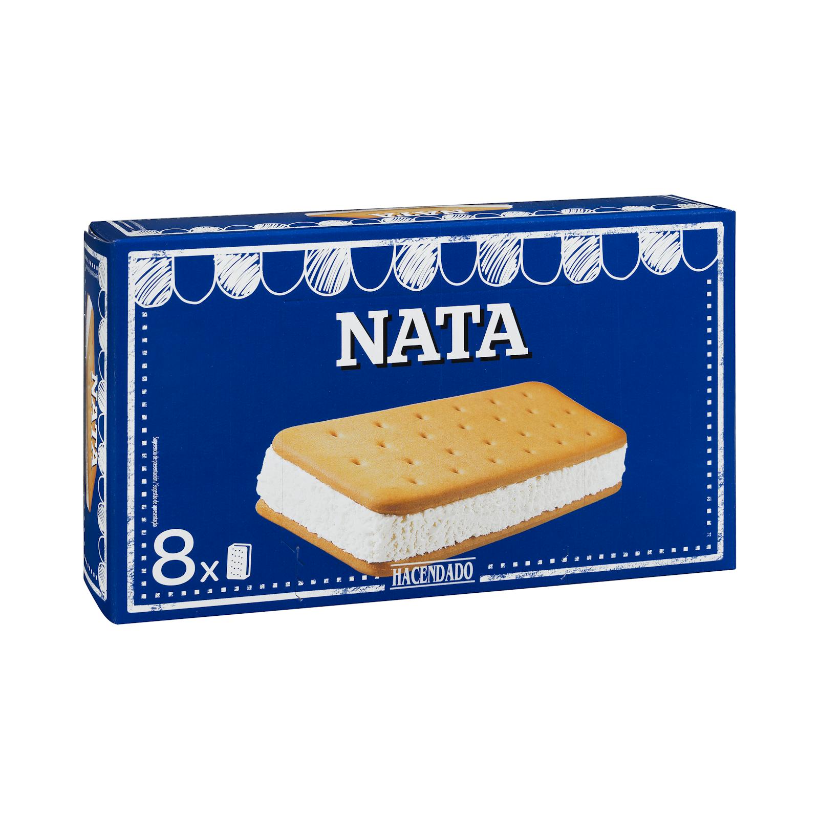 Glace sandwich à la crème Hacendado