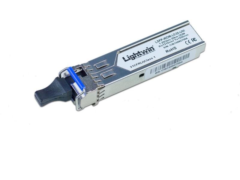 Lightwin SFP Modul LSFP-WDM-LB10-UNI WDM SFP 1000Base-LX Singlemode, 10KM, Universal kompatibel