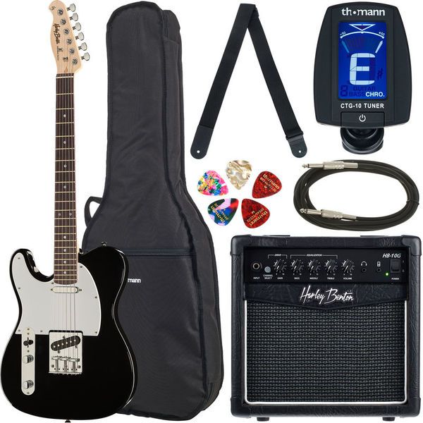Harley Benton TE-20 BK Lefthand Std. 1